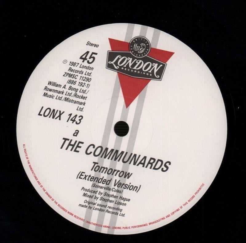 Tomorrow-London-12" Vinyl P/S-Ex/NM