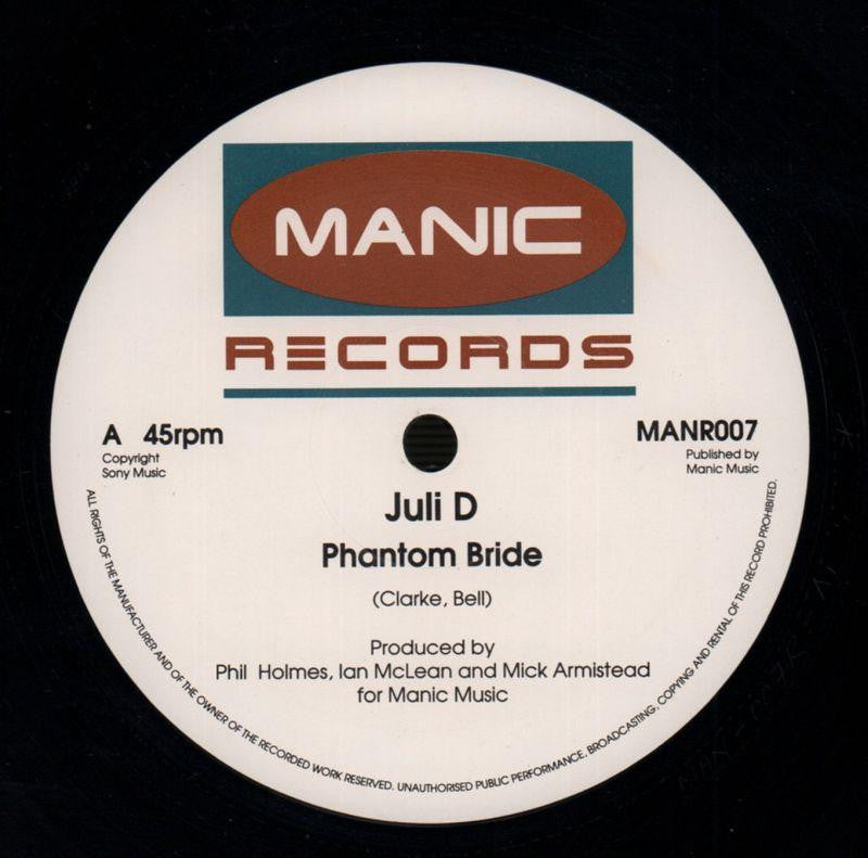 Phantom Bride-Manic-12" Vinyl P/S-Ex/NM