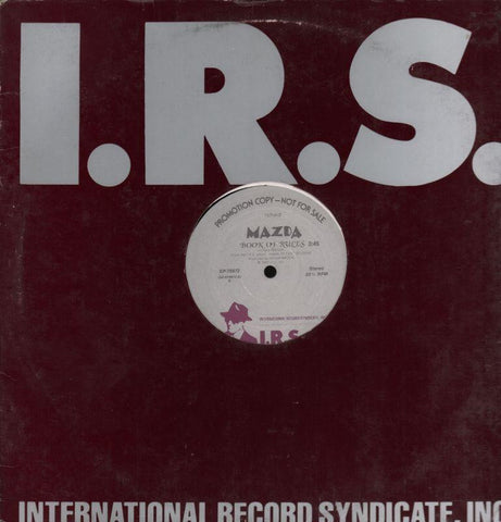 Richard Mazda-Book Of Rules-IRS-12" Vinyl