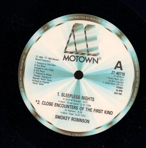 Sleepless Nights-Motown-12" Vinyl P/S-VG/VG