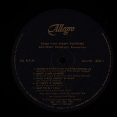 Songs From Mary Poppins-Allegro-Vinyl LP-Ex-/VG