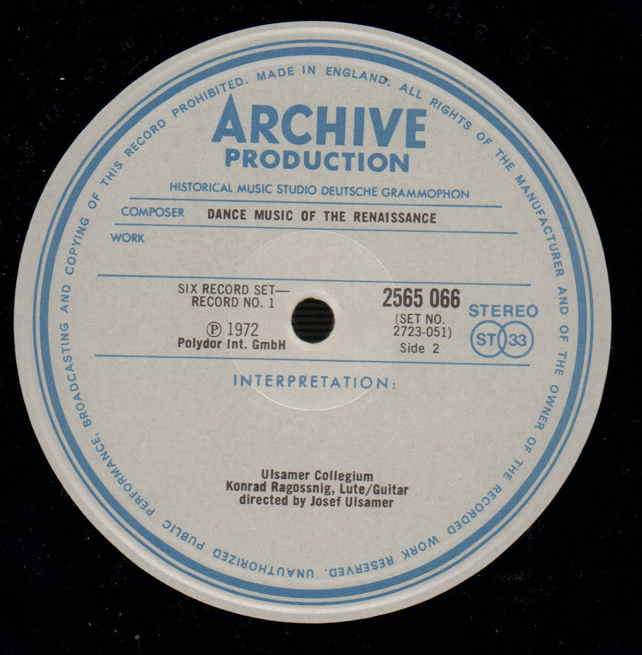 Dance Music trough the ages-Deutsche Grammophon-6x12" Vinyl LP Box Set-NM/M