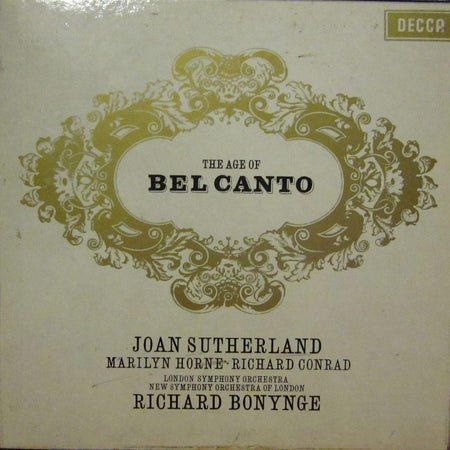 Joan Sutherland-The Age Of Bel Canto-Decca-2x12" Vinyl LP