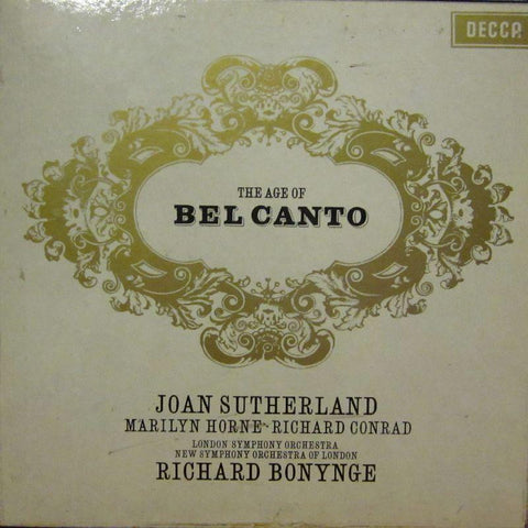 Joan Sutherland-The Age Of Bel Canto-Decca-2x12" Vinyl LP