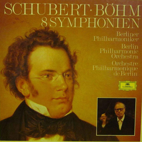 Schubert-8 Symphonien-Deutsche Grammophon-5x12" Vinyl LP Box Set