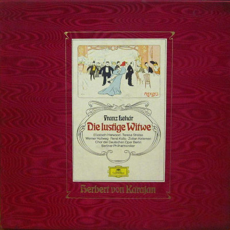 Lehar-Die Lustige Witwe-Deutsche Grammophon-2x12" Vinyl LP