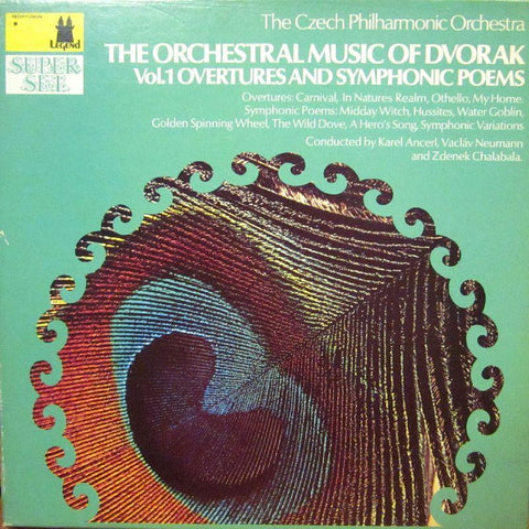 Dvorak-The Orchestral Music Of Vol 1 Overtures And Symphonic Poems-Legend-4x12" Vinyl LP Box Set