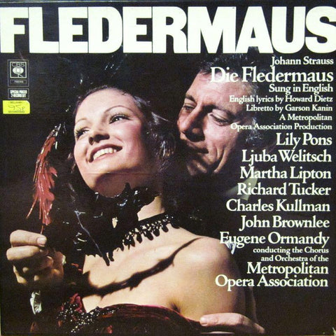 Johann Strauss-Die Fledermaus-CBS-2x12" Vinyl LP