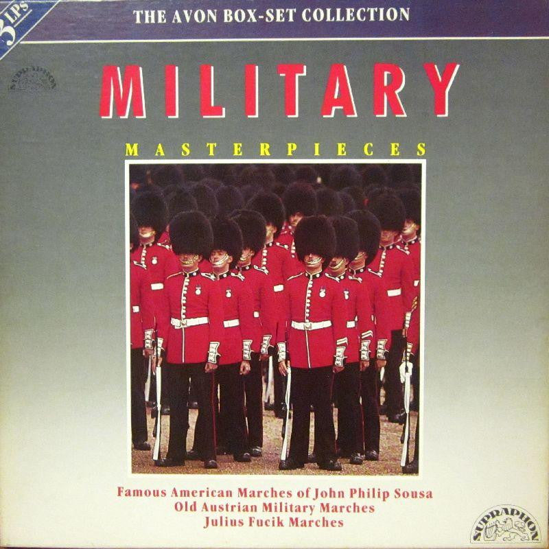 Famous American Marches of Sousa/Old Australian Miltary Marches-Military Masterpieces-Supraphon/Avon-3x12" Vinyl LP Box Set