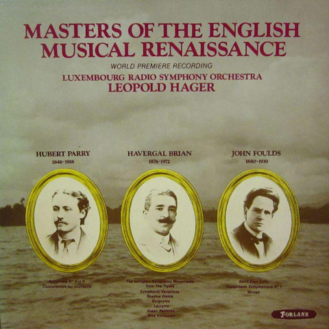Parry/Brian/Foulds-Masters Of The English Renaissance-Forlane-3x12" Vinyl LP Box Set