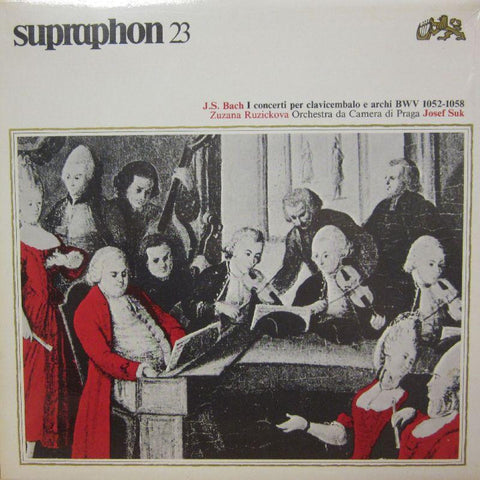 Bach-I Concerti Per Clavicembalo-Supraphon-3x12" Vinyl LP Box Set