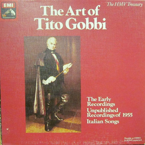 Tito Gobbi-The Art Of-HMV-3x12" Vinyl LP Box Set