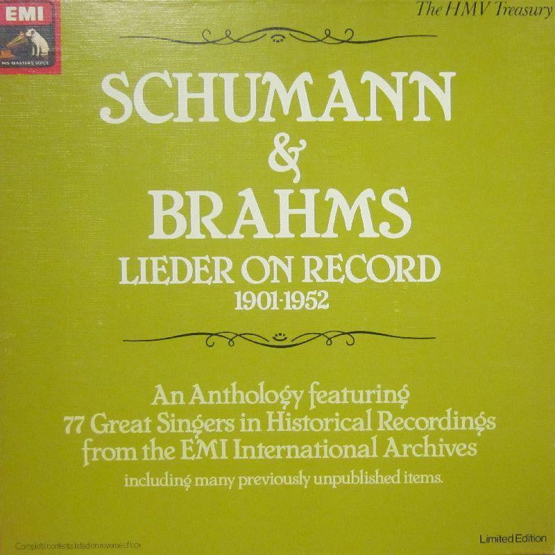 Schumann & Brahms-Lieder on Record 1901-1952-HMV-8x12" Vinyl LP Box Set