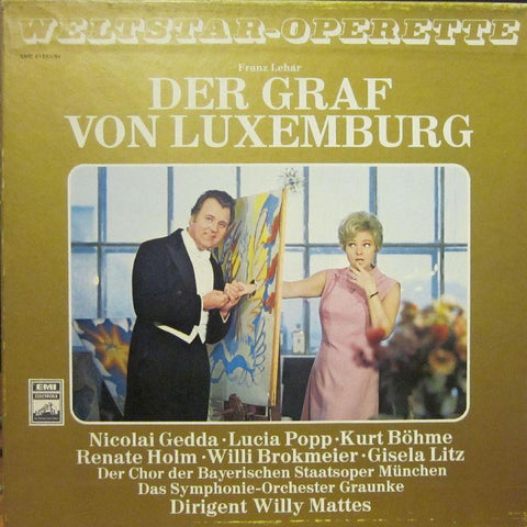 Lehar-Der Graf Von Luxemburg-EMI-4x12" Vinyl LP Box Set