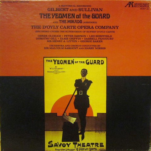 Gilbert And Sullivan-The Yeoman Of The Guard / Mikado-Arabesque-2x12" Vinyl LP