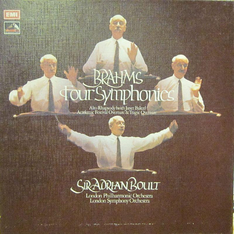 Brahms-Four Symphonies-HMV-4x12" Vinyl LP Box Set