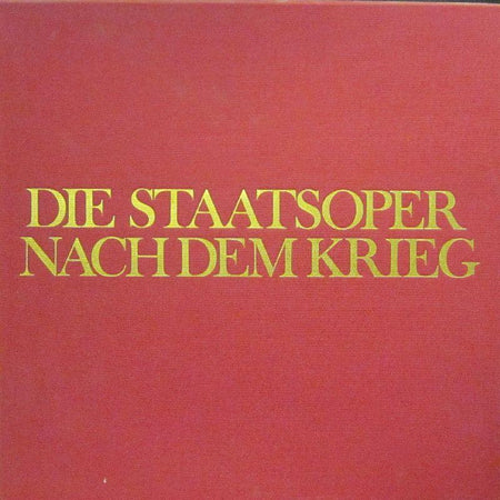 Die Staatsoper-Nach Dem Kreig-OMV-4x12" Vinyl LP Box Set