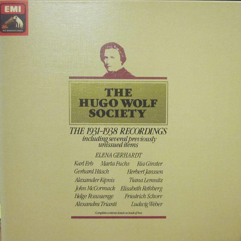 The Hugo Wolf Society-1931-1938-HMV-7x12" Vinyl LP Box Set