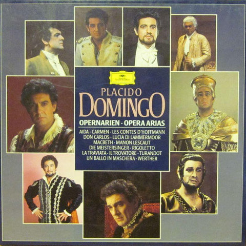 Placido Domingo-Opera Arias-Deutsche Grammophon-3x12" Vinyl LP Box Set