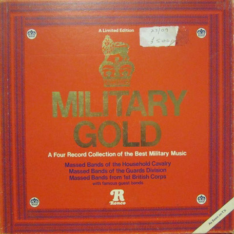 Massed Bands of The Household Cavalry-Military Gold-Ronco-4x12" Vinyl LP Box Set
