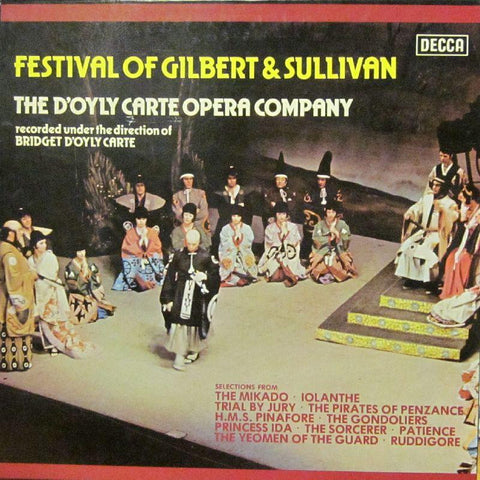 Gilbert And Sullivan-Festival Of-Decca-3x12" Vinyl LP Box Set