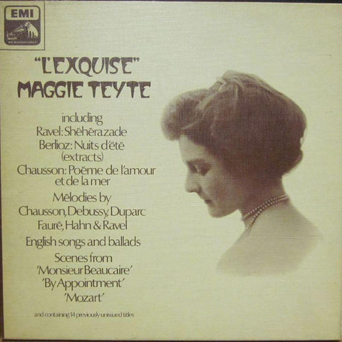 Maggie Teyte-L'Exquise-HMV-4x12" Vinyl LP Box Set