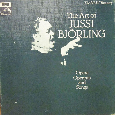 Jussi Bjorling-The Art Of: Opera Operetta And Songs-HMV-3x12" Vinyl LP Box Set