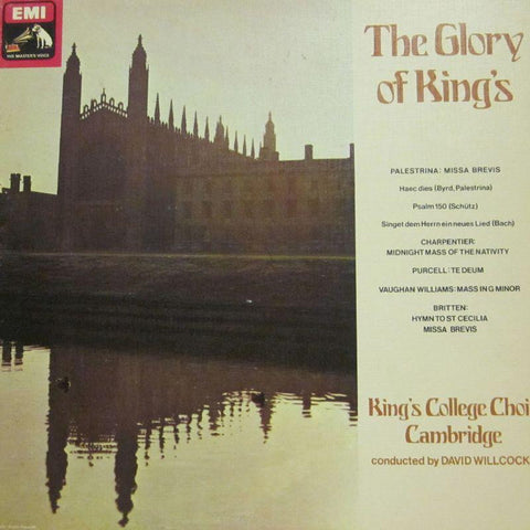 Kings College Choir, Cambridge-The Glory Of Kings-HMV/EMI-3x12" Vinyl LP Box Set