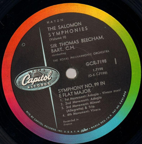 The Salomon Symphonies Volume Two-Capitol-3x12" Vinyl LP Box Set-VG/VG