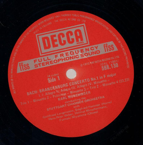 Brandenburg Concerti-Decca-2x12" Vinyl LP Box Set-VG+/VG+
