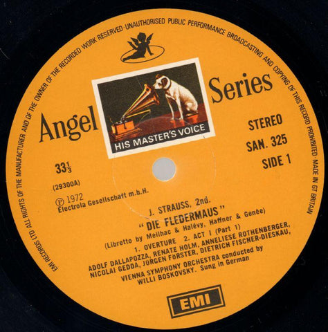 Die Fledermaus-HMV-2x12" Vinyl LP Box Set-Ex/VG