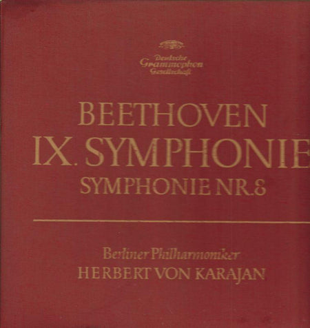 Beethoven-IX Symphonies-Deutsche Grammophon-2x12" Vinyl LP Box Set