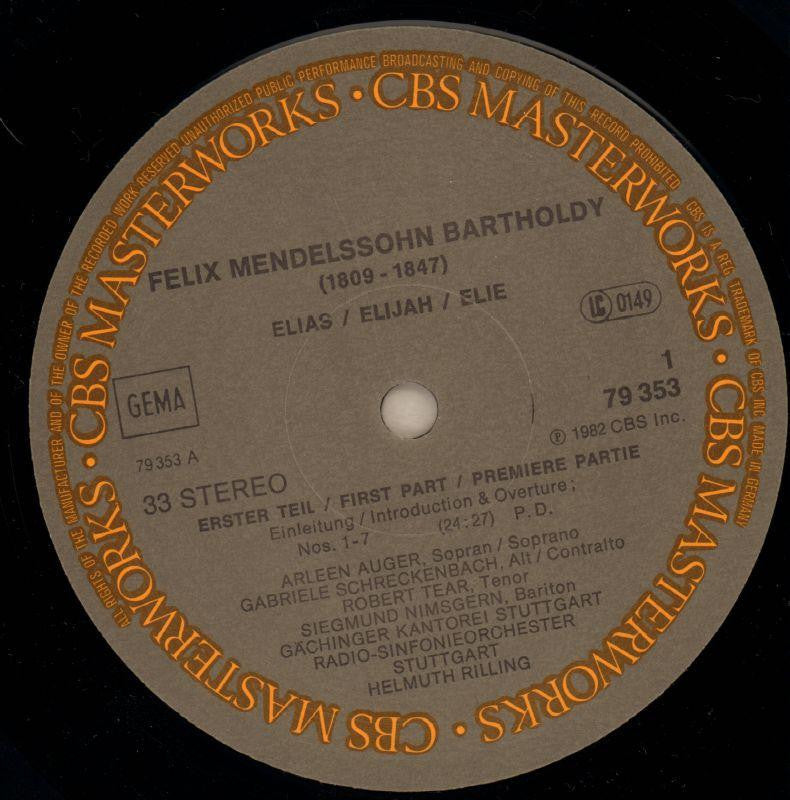 Elijah Elias Elie-CBS-3x12" Vinyl LP Box Set-VG+/NM