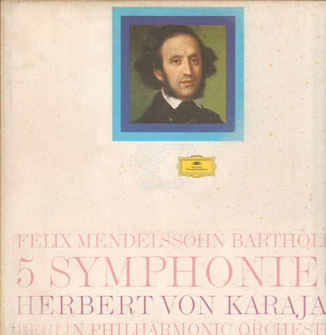 Mendelssohn-5 Symphnonies-Deutsche Grammophon-4x12" Vinyl LP Box Set