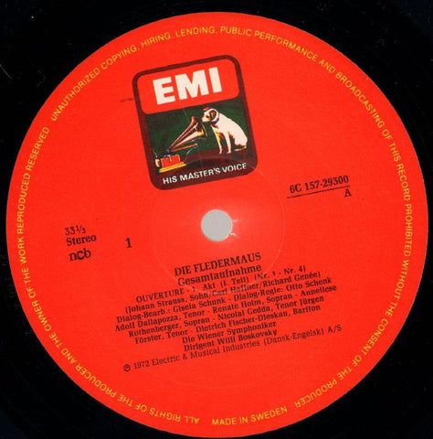Die Fledermaus-HMV-2x12" Vinyl LP Box Set-VG+/NM