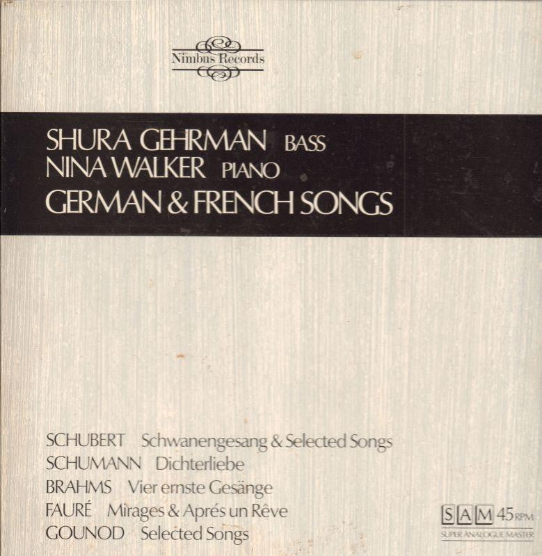 Various Classical-German & French Songs-Nimbus-4x12" Vinyl LP Box Set