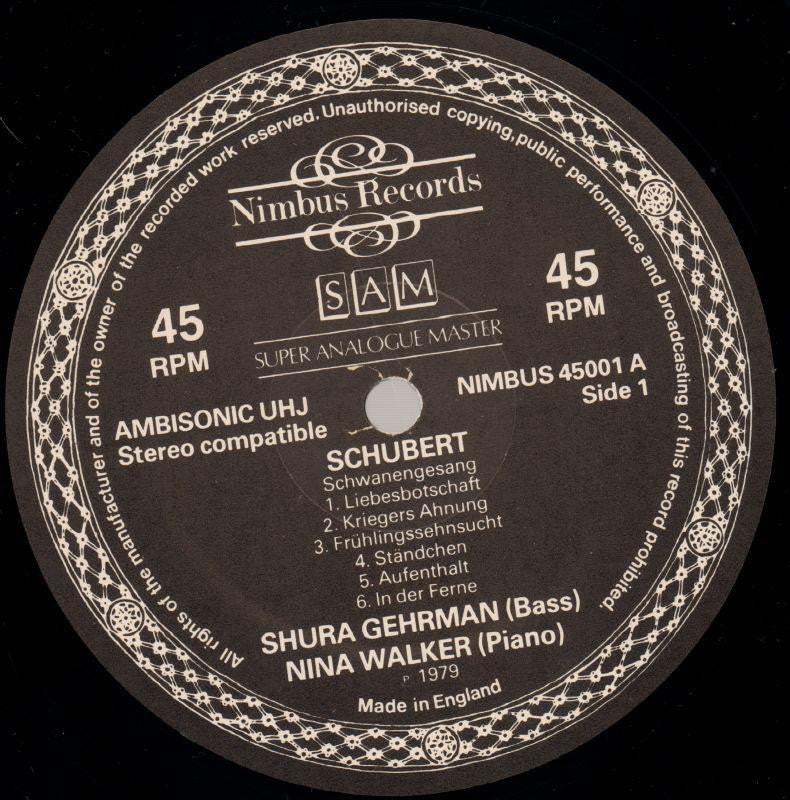 German & French Songs-Nimbus-4x12" Vinyl LP Box Set-VG+/VG+