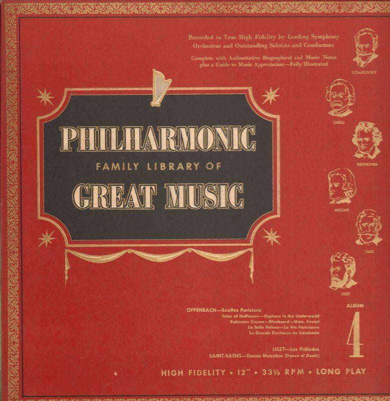 Various Classical-Album 4-Philharmonic Of Great Music-Vinyl LP Box Set