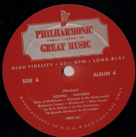 Album 4-Philharmonic Of Great Music-Vinyl LP Box Set-Fair/Fair
