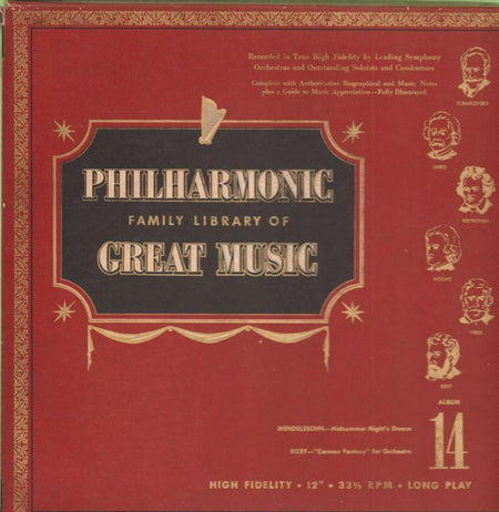Various Classical-Album 14-Philharmonic Of Great Music-Vinyl LP Box Set