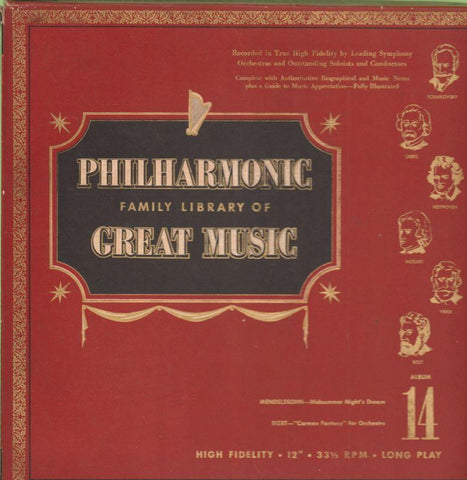 Various Classical-Album 14-Philharmonic Of Great Music-Vinyl LP Box Set