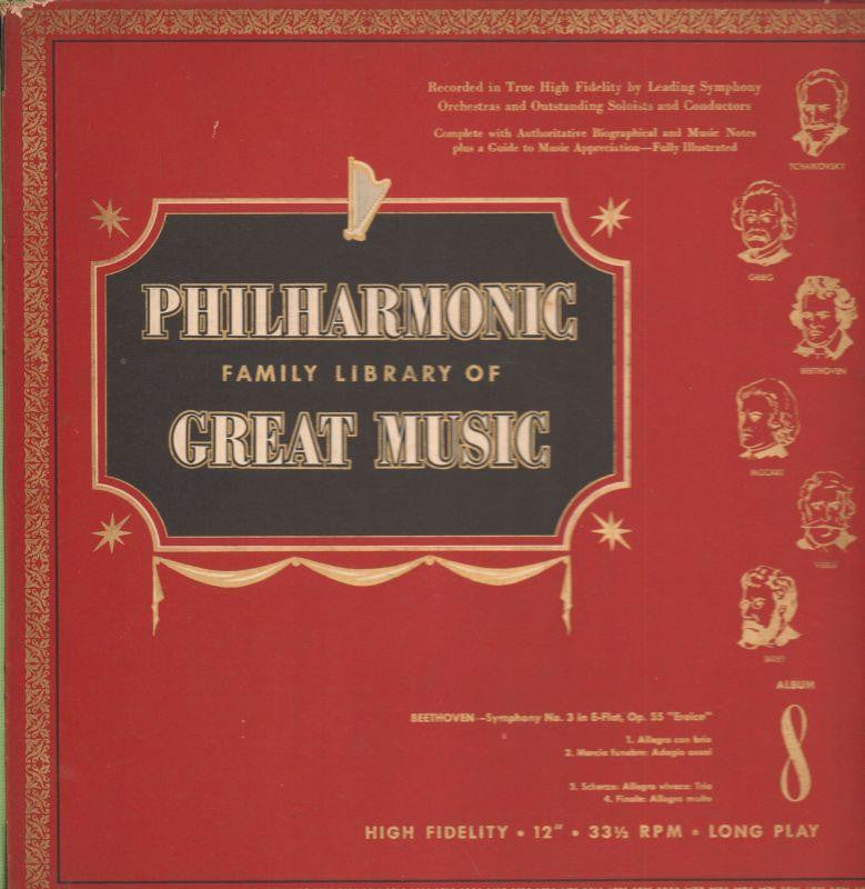 Various Classical-Album 8-Philharmonic Of Great Music-Vinyl LP Box Set