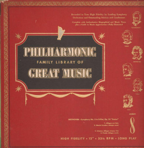 Various Classical-Album 8-Philharmonic Of Great Music-Vinyl LP Box Set