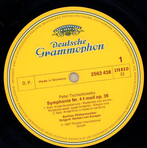 Tschaikowsky/Karajan-Deutsche Grammophon-6x12" Vinyl LP Box Set-VG/VG+