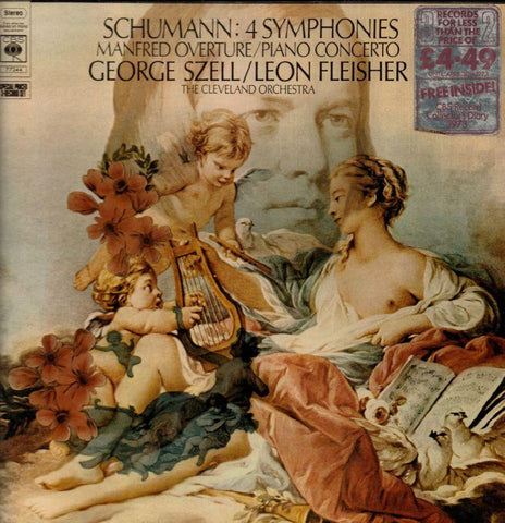 Schumann-4 Symphonies-CBS-3x12" Vinyl LP Box Set