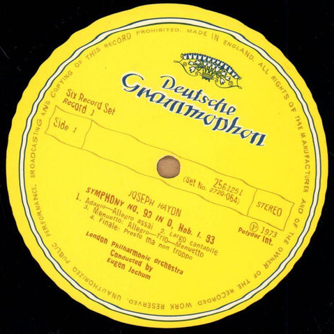 12 Salomon Symphonies-Deutsche Grammophon-6x12" Vinyl LP Box Set-VG/Ex