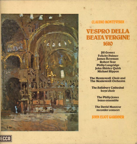 Monteverdi-Vespro Della Beata Vergine-Decca-2x12" Vinyl LP Box Set