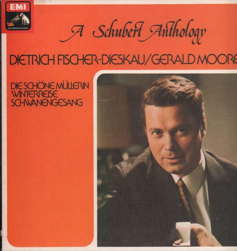Schubert-Schubert Anthology Fischer Dieskau/Gerald Moore-HMV-3x12" Vinyl LP Box Set