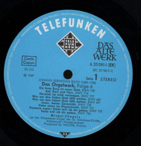Das Orgelwerk Vol.6-Telefunken-2x12" Vinyl LP Box Set-Ex-/Ex+