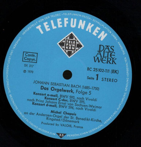 Das Orgelwerk Vol.5-Telefunken-2x12" Vinyl LP Box Set-Ex/Ex+